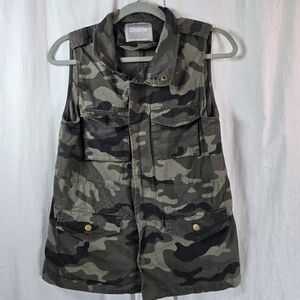 2 Sable womens utility vest RN133678 sleeveless camo size small
